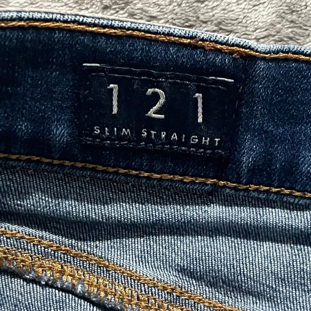 Lucky Brand Jeans Mens 40x34 Blue 121 Slim Straight Medium Wash 7MP10198